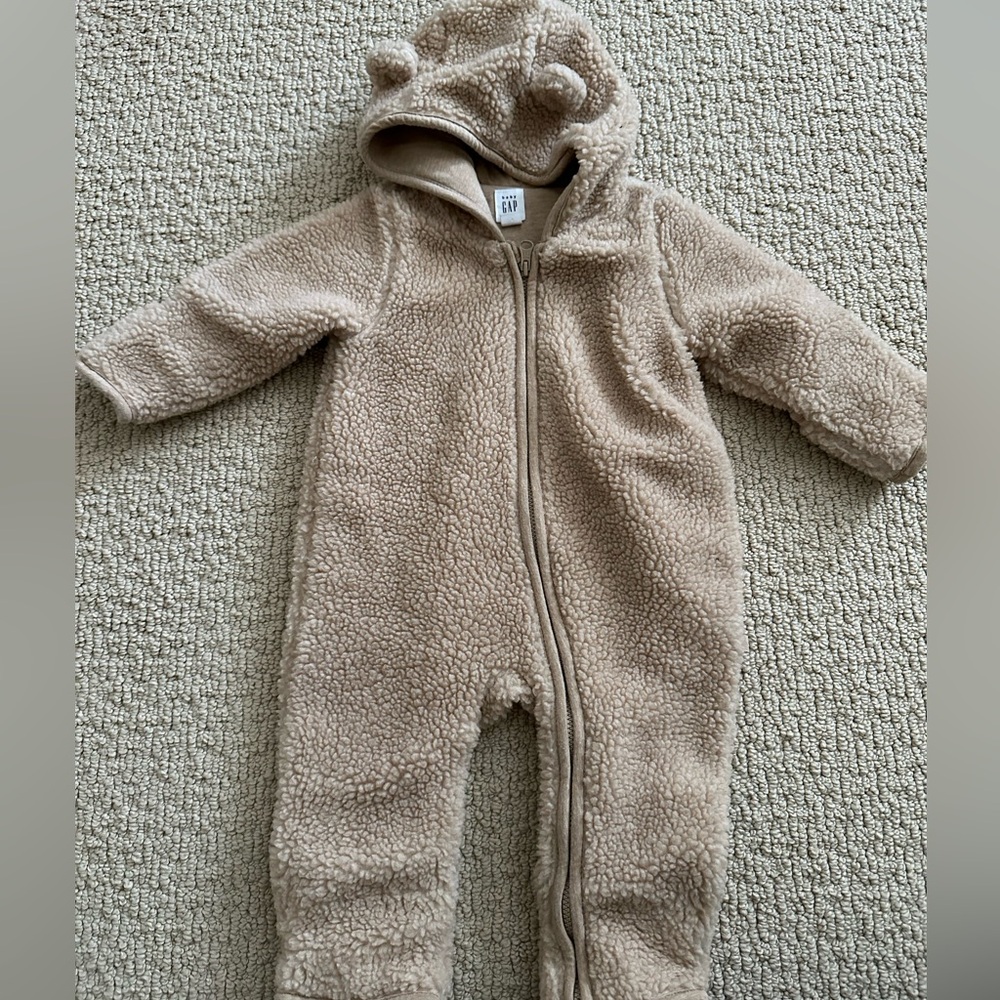 Baby Gap fleece zip up one piece